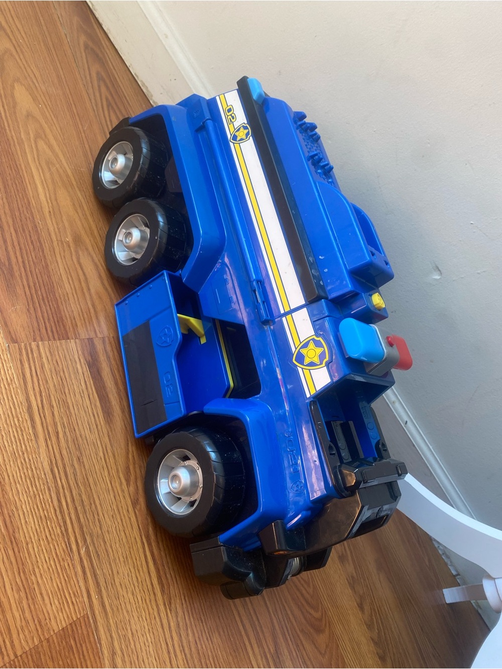 Paw Patrol Blue Police Rescue Truck Toy with Red & Blue Lightbar - Picture 2 of 6